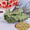 S.B. ANJALI SHALU BHAI Mould, 4Pcs/Set DIY Bake Mold Leaf Shape 3D Cookie Cutter Biscuit molds Kitchen Tool view 1