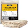 Clarkia 1X1 Meter Cotton Muslin Cloth For Kitchen Or Cheese Cloth Strainerultra Fine Fabric For Straining, Making Cheese, Baking Natural & Unbleached Beige Color, 100L x 100W x 100H cm view 1