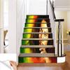 Gadgets Wrap Printed Bob Marley Painted Steps Sticker Removable Stair Sticker Floor Wall Decor Decals Sticker view 1