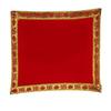 Salvus App SOLUTIONS Handcrafted Fabric Red Color Asan Cloth/God Idols Pooja Asan/Asan Kapda for Chowki (8x10 inch) view 1