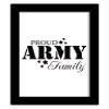 TIED RIBBONS Proud Army Family Printed Motivational Framed Poster for Wall (25.9 x 34.5 cm) view 1