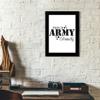TIED RIBBONS Proud Army Family Printed Motivational Framed Poster for Wall (25.9 x 34.5 cm) view 2