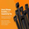SCHOFIC Cable Zip Ties Heavy Duty 368 MM [SIZE 14.5 INCH], Ultra Strong Plastic [POLYAMIDE] Wire Ties with 49 Pounds Tensile Strength, Nylon Tie Wraps with 4.8 MM Width (25, Color May Vary) view 2