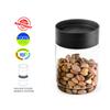 CELLO Modustack Stackable PET Container Set of 6 (500 ml x 6), Grey| | For Grains, Pulses, Spice, Cereals, Cookies, Dry Fruits | Fridge Storage Container view 3