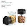 CELLO Modustack Stackable PET Container Set of 6 (500 ml x 6), Grey| | For Grains, Pulses, Spice, Cereals, Cookies, Dry Fruits | Fridge Storage Container view 4