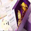 INTERNATIONAL GIFT Golden Rose and Love Stand Gift Box and Carry Bag (Golden, 1 Piece) view 2