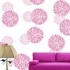 Unique Decor"Traditional Pattern" Reusable Wall Plastic Sheet Stencil(18 inch, 12 inch, 8 inch and 6 inch) view 2