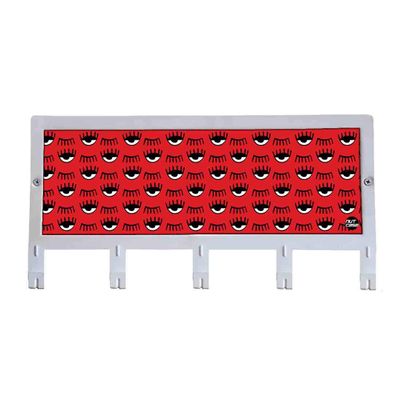 Nutcase Designer Door Wall Hook Hanger Holder Rack for Hanging Clothes Bags Towels 15x 7.5 -Made in India - NC-CLOTHESRACK-SP-0035