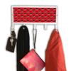 Nutcase Designer Door Wall Hook Hanger Holder Rack for Hanging Clothes Bags Towels 15x 7.5 -Made in India - NC-CLOTHESRACK-SP-0035 view 2