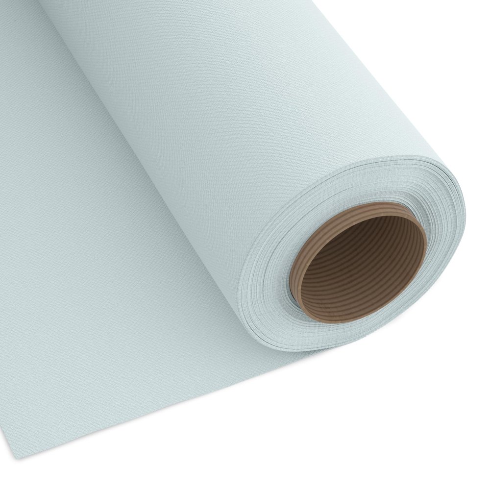 Encasa XO Mercerised Cotton Canvas Fabric, 100x150 cm Wide | Sold by The Metre, Cut to Length | Fabric for Cushions, Sofa Covers, Light Upholstery, Embroidery, Dress Material, Ice Blue