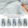 Encasa XO Mercerised Cotton Canvas Fabric, 100x150 cm Wide | Sold by The Metre, Cut to Length | Fabric for Cushions, Sofa Covers, Light Upholstery, Embroidery, Dress Material, Ice Blue view 3
