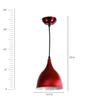 BrightLyt Glossy Cherry Aluminium Hanging Pendant Ceiling Lights Lamp view 4