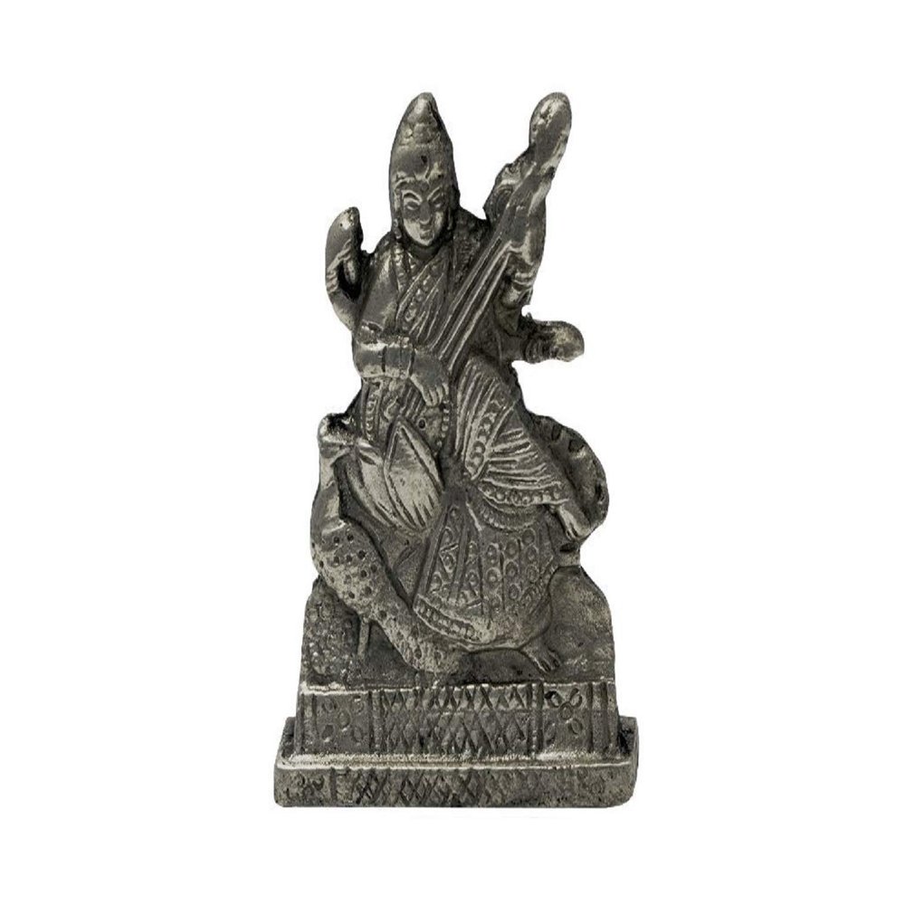 numeroastro Goddess Saraswati Idol in Panchdhatu (7 Cm) (1 Pc)