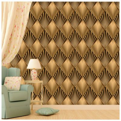 Paper Plane Design Wallpaper Self Adhesive Sticker Theme Floral Printed Multicolour- 10 Square Feet, 16 X 90 inch X 1 Roll