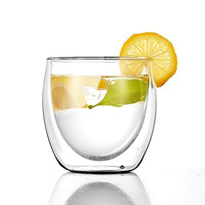 Incrizma Glass Thermo Coffee Glass - 1 Piece, Clear, 250 ml