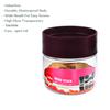 CELLO Modustack Stackable PET Container Set of 6 (500 ml x 6), Maroon | For Grains, Pulses, Spice, Cereals, Cookies, Dry Fruits | Fridge Storage Container view 4
