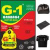 G 1 Premium Disposable Garbage Bags | Medium Size | 19 X 21 Inch | Black | 6 Packs of 30 Pcs | Total 180 Pieces view 1
