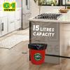 G 1 Premium Disposable Garbage Bags | Medium Size | 19 X 21 Inch | Black | 6 Packs of 30 Pcs | Total 180 Pieces view 3