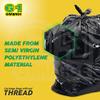 G 1 Premium Disposable Garbage Bags | Medium Size | 19 X 21 Inch | Black | 6 Packs of 30 Pcs | Total 180 Pieces view 4