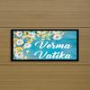 999Store Printed Blue Wooden for Hotel Name Plate (MDF & Fiber Frame_12 X7.5 Inches_Multi) view 2