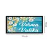 999Store Printed Blue Wooden for Hotel Name Plate (MDF & Fiber Frame_12 X7.5 Inches_Multi) view 4