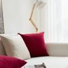 Khooti Velvet Cushion Cover, 12x12 | Cream White | Pack of 2 | Solid Plain Soft & Smooth, Decorative Cushion Covers for Living Room, Bedroom, Couches, Chairs, Sofas, Beds & Home Decor view 3