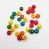 eshoppee 150 gm 7 mm Wooden Beads Multicolor for Jewellery Making Art and Craft DIY kit view 2