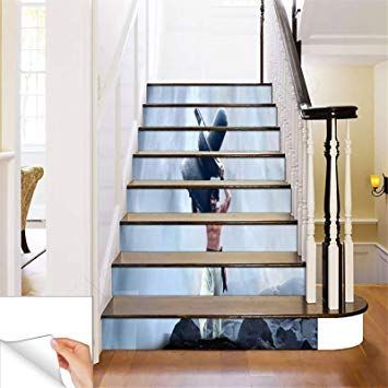 Gadgets wrap Printed Movie bahubali Steps Sticker Removable Stair Sticker Floor Wall Decor Decals Sticker
