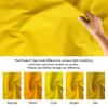 Encasa XO Mercerised Cotton Canvas Fabric, 100x150 cm Wide | Sold by The Metre, Cut to Length | Fabric for Cushions, Sofa Covers, Light Upholstery, Embroidery, Dress Material, Sunbeam Yellow view 3