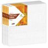Homestrap Primed Cotton Pre Stretched Canvas with Wooden Frame (White, 6 x 8 Inch (Pack of 4)) view 1