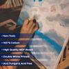 Homestrap Primed Cotton Pre Stretched Canvas with Wooden Frame (White, 6 x 8 Inch (Pack of 4)) view 4