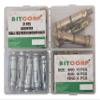 BITCORP Wall Anchor Fasteners kit Size 6 mm to 12 mm Pack of 31 PCS (Gold) (31 PCS KIT) view 2