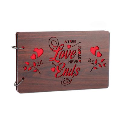 Sehaz Artworks Lovestory Scrapbook Photo Albums for 4x6 Photos for Baby Birthdays, Couples Husband Wife Wedding | valentine Gift