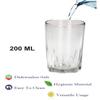 Somil Multi-Purpose Beverage Tumbler Drinking Transparent Glass (Set of Six) view 4