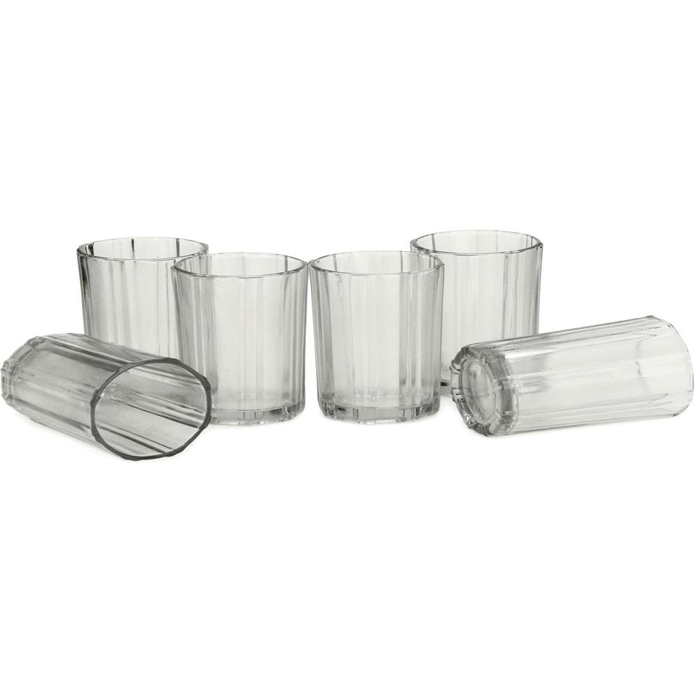 Somil Multi-Purpose Beverage Tumbler Drinking Transparent Glass (Set of Six)