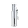 SignoraWare Blaze Single Walled ISI Certified Stainless Steel Bottle With Hanging Strip | Airtight & Leakproof | Ideal for Office Use | Great for Camping, Sports & Outdoor Activities ( 1 Ltr | Steel) view 1