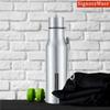 SignoraWare Blaze Single Walled ISI Certified Stainless Steel Bottle With Hanging Strip | Airtight & Leakproof | Ideal for Office Use | Great for Camping, Sports & Outdoor Activities ( 1 Ltr | Steel) view 4