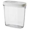 Ikea Polystyrene-acrylic plastic Food Jar- 1.3 liters, white view 1