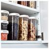 Ikea Polystyrene-acrylic plastic Food Jar- 1.3 liters, white view 4