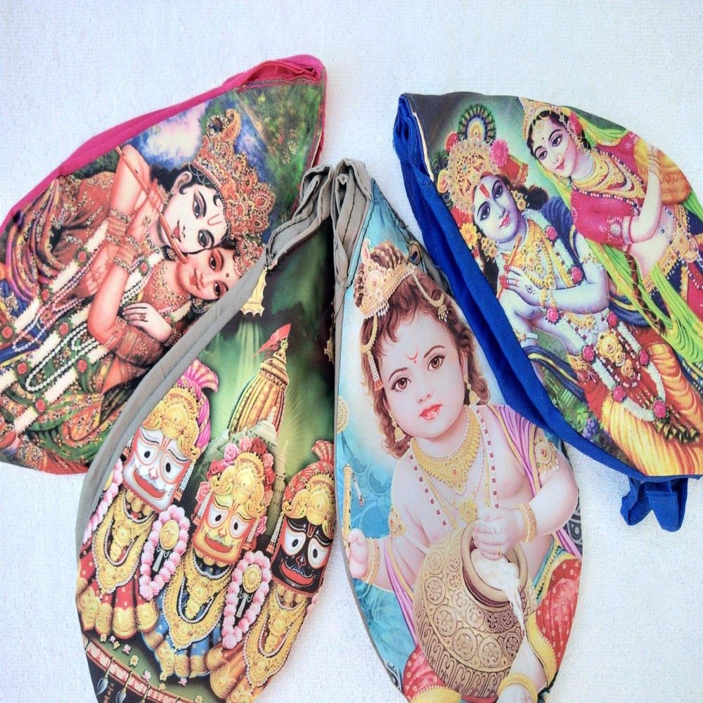 Brij Sugandha Cotton Jaap Bag (8.5 x 4 inch, Multicolour)