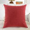 Khooti Jute Cushion Cover | 26x26 | Red | Set of 1 | Throw Pillow Cover for Couches, Chairs, Sofas, Beds, Coffee Tables, Living Rooms, Bedrooms, Modern Boho Design view 1
