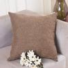 Khooti Jute Cushion Cover | 26x26 | Brown | Set of 1 | Throw Pillow Cover for Couches, Chairs, Sofas, Beds, Coffee Tables, Living Rooms, Bedrooms, Modern Boho Design view 1