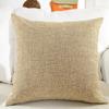 Khooti Jute Cushion Cover | 26x26 | Natural Linen | Set of 1 | Throw Pillow Cover for Couches, Chairs, Sofas, Beds, Coffee Tables, Living Rooms, Bedrooms, Modern Boho Design view 1