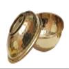 Pure Source India Brass Hammered Hand Made Bowl (3.75 Inch, Golden) - Set of 2 Pcs, 0.150 Kilogram view 1