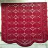 Fab Nation Set of 2 Seater Sofa Covers Set Maroon, Polyester Net Sofa Cover view 2