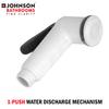 JOHNSON S2048C Ruby Abs Health Faucet with 1 Meter Hose Pipe and Wall Hook || 1 Year Warranty || (White) view 3