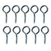 DIY Crafts Pack Of 60 Pcs, Silver Rust Proof Coating, 1 inch Small Screw Eyes Metal Eye Screw Hooks Self Tapping (Pack Of 60 Pcs, Silver Rust Proof Coating) view 3