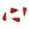 The Design Cart Silk Thread Tassel (5 cm, Maroon) for Embellishing Handbags, Apparels, Earring Making, Art and Craft (Pack of 50 Pieces) view 1