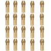 DIY Crafts Design No # 2, Pack of 10 Pcs, 0.5-3.2mm Brass Collet Drill Chuck Fits Rotary Tools Electric Grind (Design No # 2, Pack of 10 Pcs) view 3