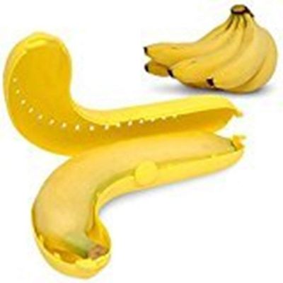 Virgin Plastic Banana Shape Lunch Box for Kids